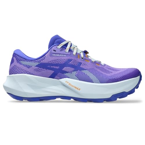 ASICS Women's Trabuco 14 Trail Running Shoes, 8.5, Amethyst/Cobalt Burst