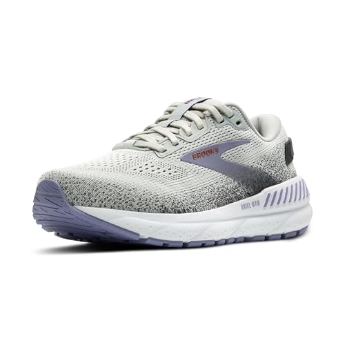 Brooks Women’s Ariel GTS 24 Supportive Running & Walking Shoe - Mercury/Ebony/Sweet Lavender - 12 Medium
