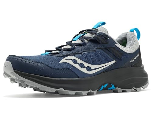 Saucony Men's Excursion Tr17 Sneaker, Navy/Black, 12