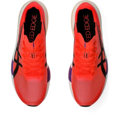 ASICS Unisex METASPEED Edge Tokyo Running Shoes, 9M / 10.5W, Flash RED/Black