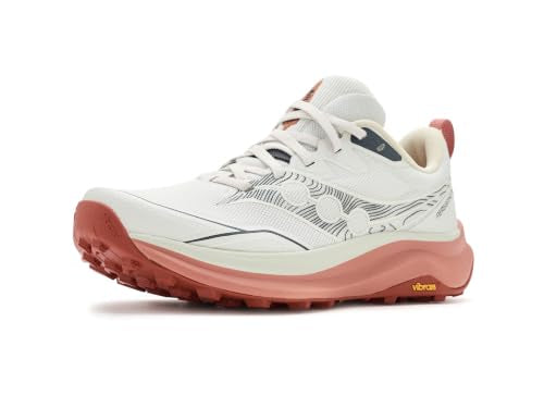 Saucony Women's Peregrine 16 Sneaker, Quartz/Canyo, 7.5