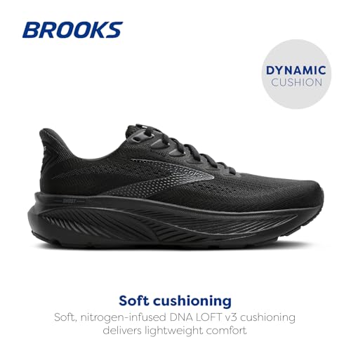 Brooks Women’s Ghost 17 Neutral Running Shoe - Black/Black/Ebony - 9.5 Medium