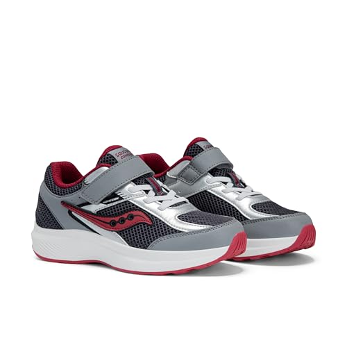 Saucony Kids MT Cohesion KDZ A C Grey/Charcoal Width W 040