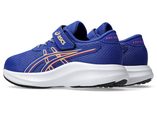 ASICS Kid's PRE Excite 11 PS Running Shoes, K11, Prussian Blue/Orange Glow