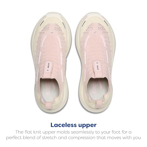 Brooks Women’s Glycerin 22 SE, Laceless Edition Neutral Running Shoe - Orchid Ice/Bluewash/Pine - 5 Medium
