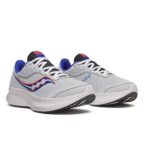 Saucony Men's Cohesion 18 Sneaker, Cloud/Lapis, 12