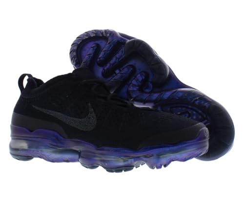 Nike Air Vapormax 2023 Flyknit Women's Shoes (FD3148-001, Black/Metallic Silver/Multi-Color) Size 6