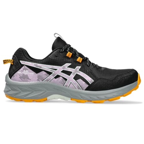 ASICS Women's Gel-Venture 10 Running Shoes, 8, Black/Light UBE