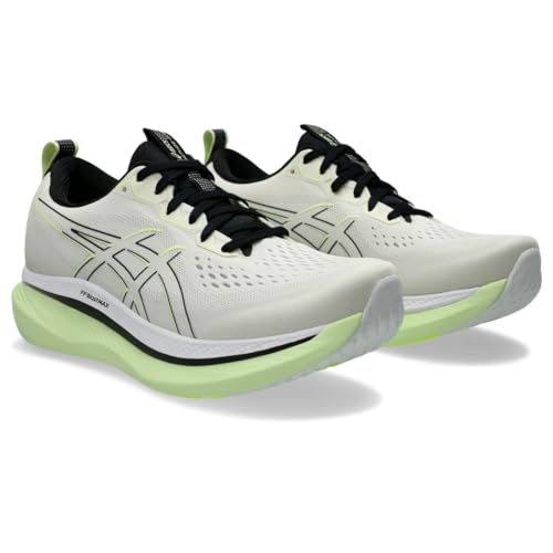ASICS Men's GLIDERIDE MAX Running Shoe, 10.5, Birch/Black