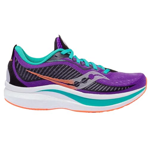 Saucony Women's Endorphin Speed 2 Sneaker, Concord/Jade, 5