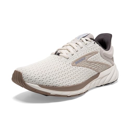 Brooks Women’s Anthem 6 Neutral Running Shoe - Coconut/Portabella/Iris - 10 Medium - product image