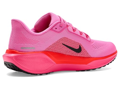 Nike Women's Pegasus 41 Playful Pink/Off Noir/Hyper Pink/Bright Crimson/Metallic Silver 7 Medium