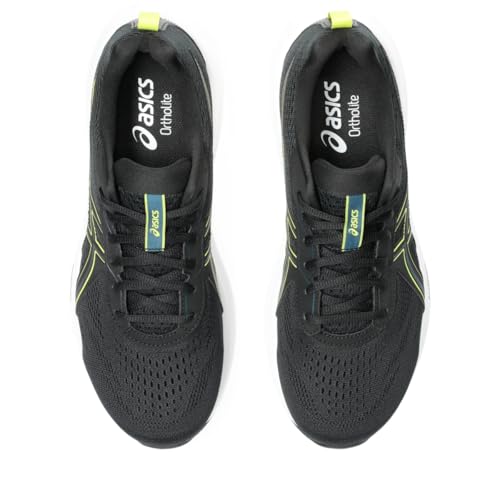 ASICS Men's Gel-Contend 9 Running Shoe, 14, Black/Citron