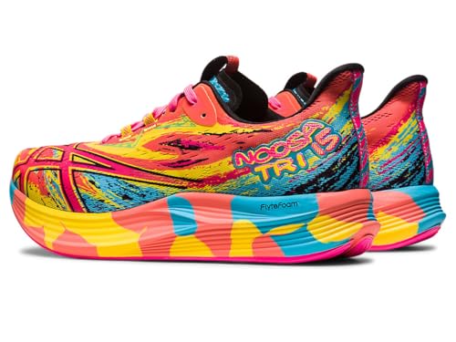 ASICS Men's Noosa TRI 15 Running Shoes, 10.5, Aquarium/Vibrant Yellow