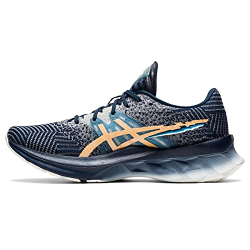 ASICS Womens Novablast French Blue/Champagne 7.5 B - Medium