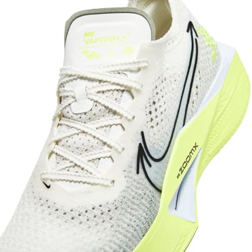 Nike Vaporfly 3 Men's Road Racing Shoes (HQ3450-147, Sail/Volt/Pacific Moss/Glacier Blue) Size 7.5