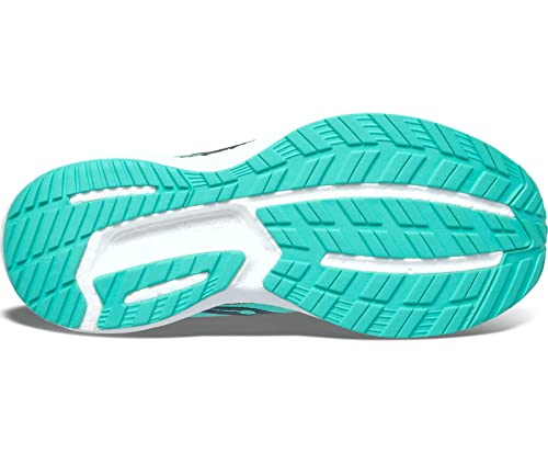 Saucony Women's Triumph 19 Running Shoe, Cool Mint/Acid, 6