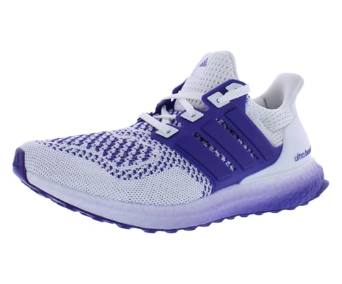 ADIDAS Women's Ultraboost 2023 1.0 Running Shoes, Cloud White/Energy Ink/Collegiate Purple, US 8.5 W