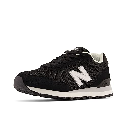 Women's New Balance 515 v3 Shoes in Black/White/Aluminum Grey product image