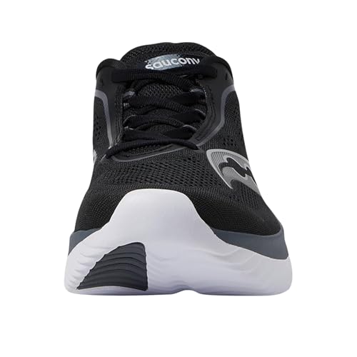 Saucony Women's Kinvara 15 Sneaker, Black/White, 10