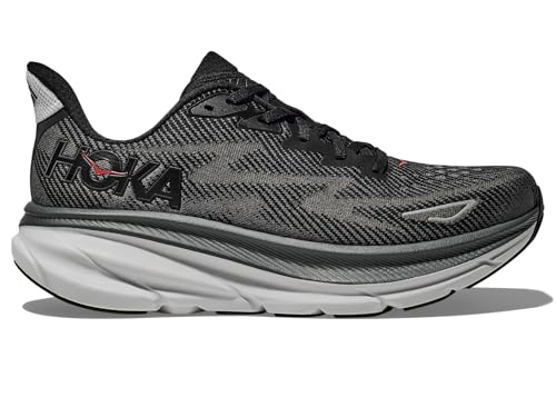 Hoka Men's Clifton 9 Black/Outer Orbit 12.5 Medium