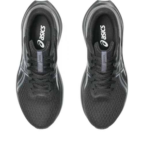 ASICS Women's Patriot 14 Running Shoes, 12, Black/Carrier Grey