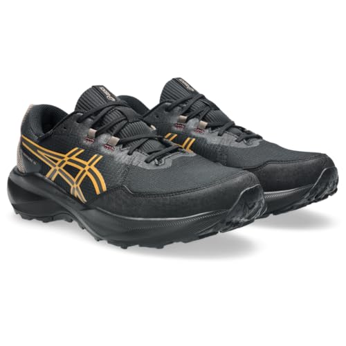 ASICS Men's Gel-Venture 11 Waterproof Running Shoes, 13, Black/Sandstorm