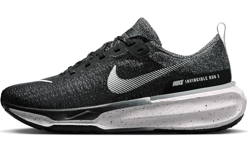 Nike Men's Invincible 3 Road Running Shoes (Black/White, us_Footwear_Size_System, Adult, Men, Numeric, Medium, Numeric_8)