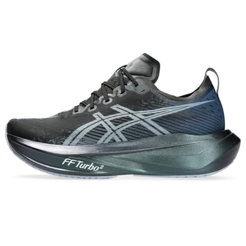 ASICS Unisex MEGABLAST Running Shoes, 8.5M / 10W, Black/White