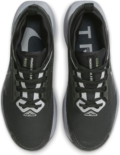 Nike Pegasus Trail 5 Gore-TEX Women's Waterproof Trail Running Shoes (FQ0912-001, Black/Cool Grey/Anthracite/Wolf Grey) Size 7