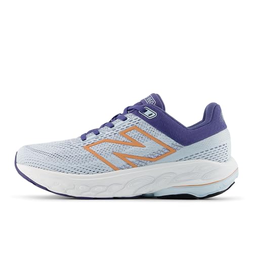 New Balance Women's Fresh Foam X 860 V14 Running Shoe, Frosted Glass/Dream State/Peach Nectar, 7 M