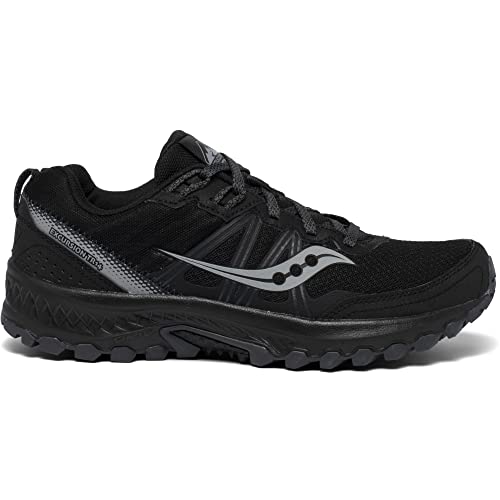 Saucony Men's Excursion TR14 Trail Running Shoe, Black/Charcoal, 10