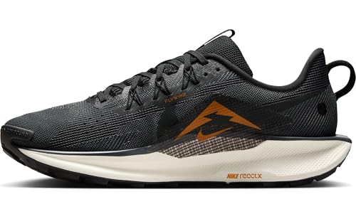Nike Pegasus Trail 5 Men's Trail Running Shoes (DV3864-006, Black/Monarch/Pale Ivory/Off Noir) Size 7