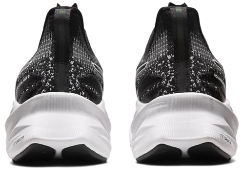 ASICS Men's NOVABLAST 3 LE Running Shoes, 14, Black/White
