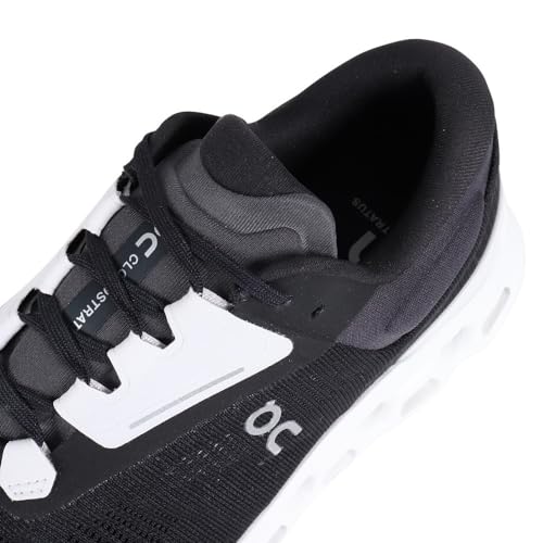 On Cloudstratus 3 Men's Running Shoes, Black/Frost, 12 Us
