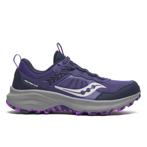 Saucony Men's Excursion Tr17 Sneaker, Marine/Fossi, 11