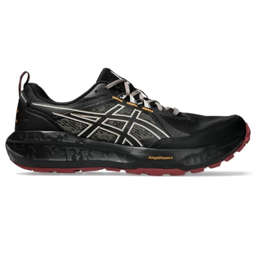 ASICS Men's Gel-Sonoma 8 GTX Running Shoes, 10.5, Black/Brisket RED