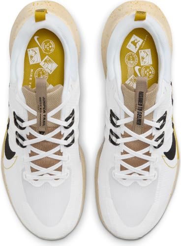 Nike Men's Juniper Trail 2 Nn Low, White Black Vivid Sulfur Khaki, 12