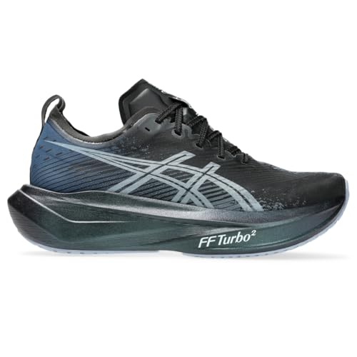ASICS Unisex MEGABLAST Running Shoes, 8.5M / 10W, Black/White