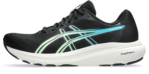 ASICS Men's Gel-Contend 10 Running Shoes, Black Illuminate Yellow, 11 US