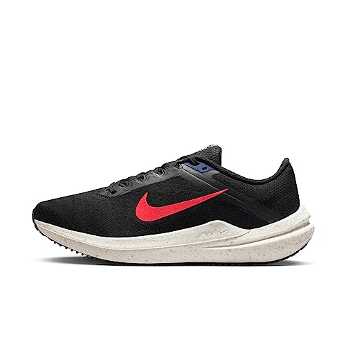 Nike Winflo 10 Mens Shoes Size 12, Color: Black/Obsidian/Sail