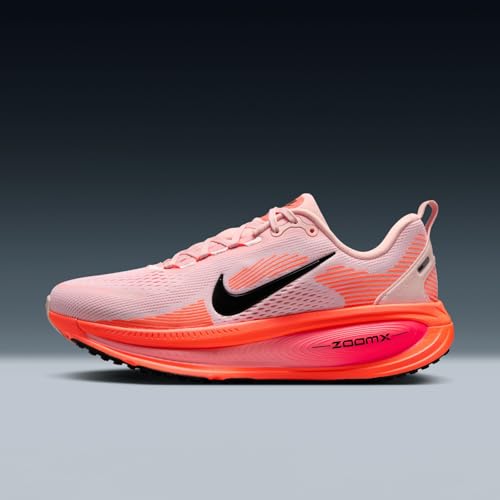 Nike Vomero 18 Women's Road Running Shoes (HM6804-600, Atmosphere/Bright Crimson/Crimson Bliss/Black) Size 6