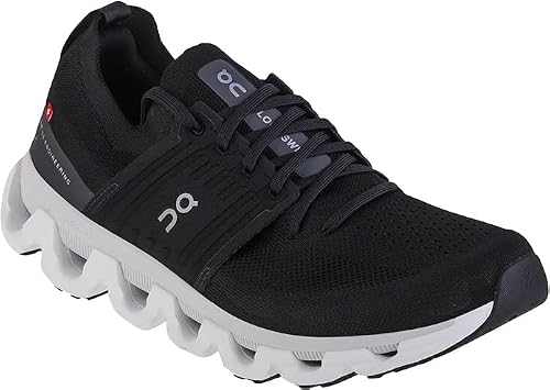 On Men's Cloudswift 3 Sneakers, Black/White, 8.5 Medium US