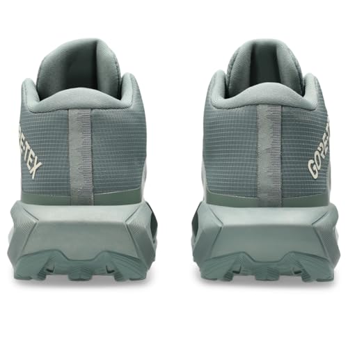 ASICS Women's Gel-Trabuco MT GTX Trail Running Shoes, 8.5, Monument Blue/Vanilla