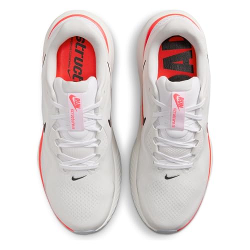 Nike Men's Structure 26 White/Black/Bright Crimson/Photon Dust 11 Medium