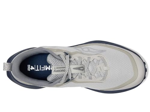 Saucony Men's Peregrine 15 Sneaker, Artic/Navy, 10.5