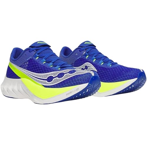 Saucony Men's Endorphin Pro 4 Sneaker, Lapis/Citron, 11.5