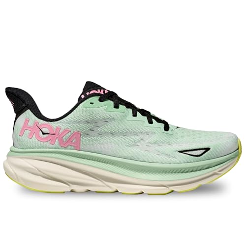 Hoka Women's Clifton 9 Mint Fluorite/Snow Melt 8.5 Medium