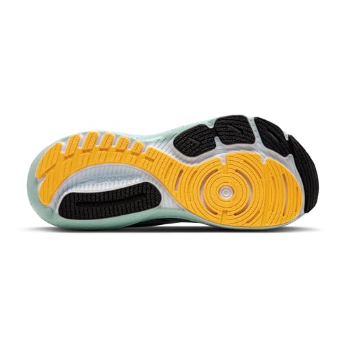 Brooks Men's Glycerin GTS 21 Supportive Running Shoe - Cloud/Black/Gold - 11.5 Medium