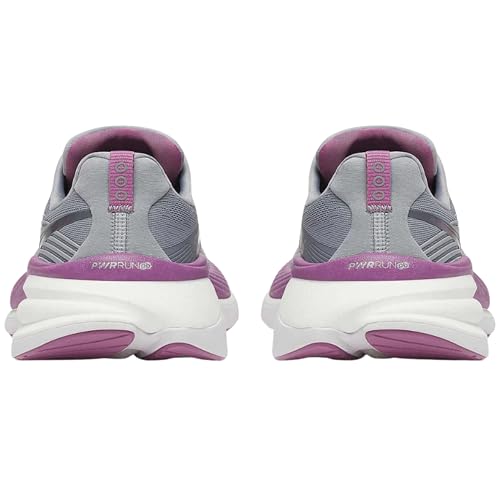 Saucony Women's Hurricane 24 Sneaker, Flint/Viola, 10.5